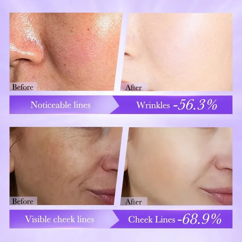 BIOAQUA Retinol 4 Pcs Facial Series Cleansing Removing Residual Anti Wrinkle Firming Whitening Moisturizing Brightening Cream Skin Care Facial Kit