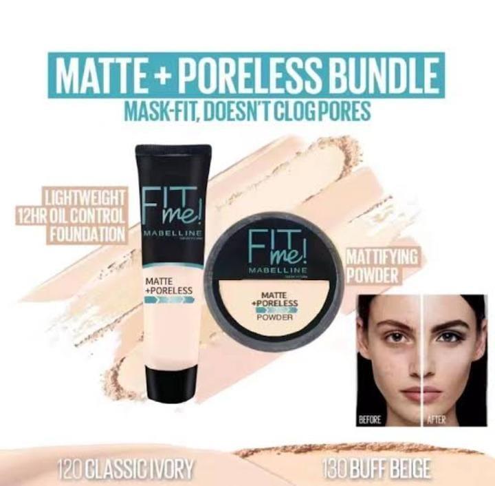 2 in 1 Makeup DEAL: Compect face powder & Foundation set