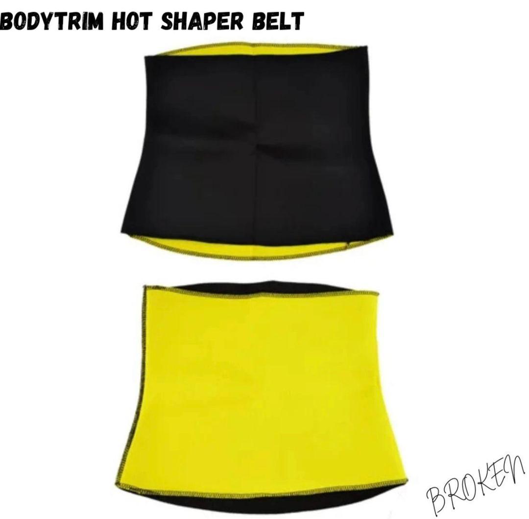 Durable Belly Fat Burner Belt _1 Pc, Easy To Use and Maintain in Black and Yellow