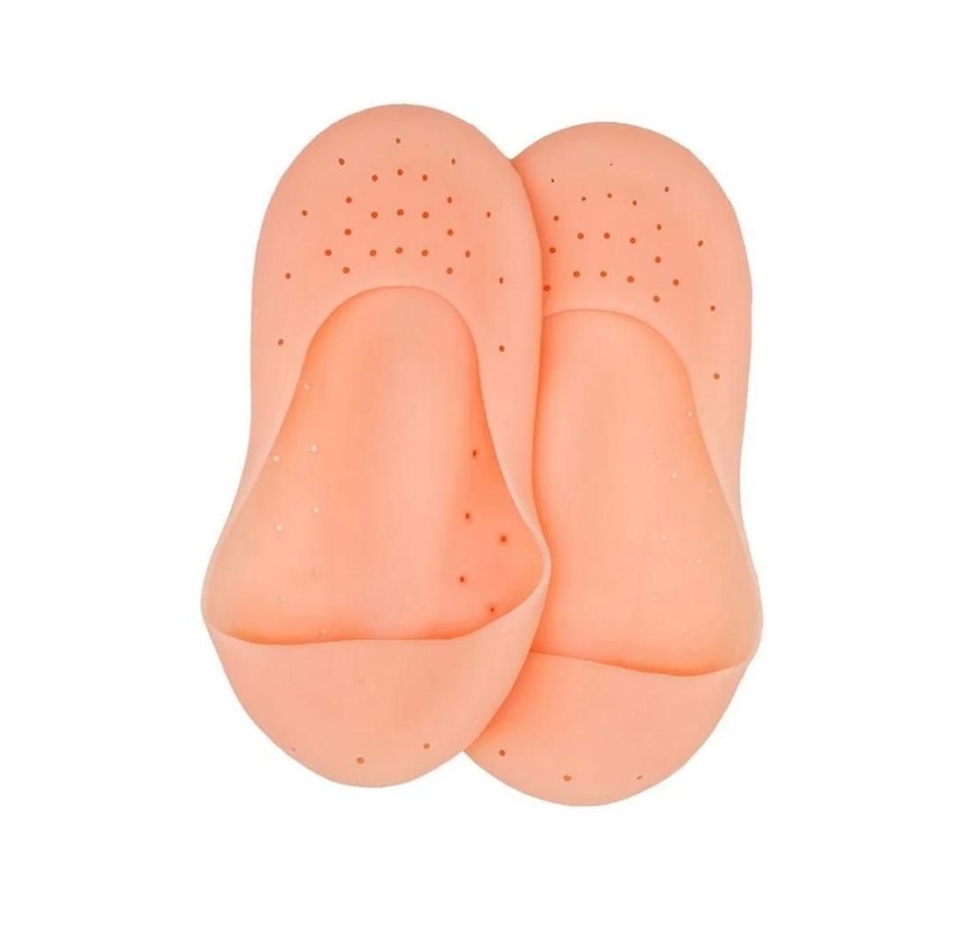 Mosisturizing Gel Socks for Dead Skin Removal - 1 pair peach Color