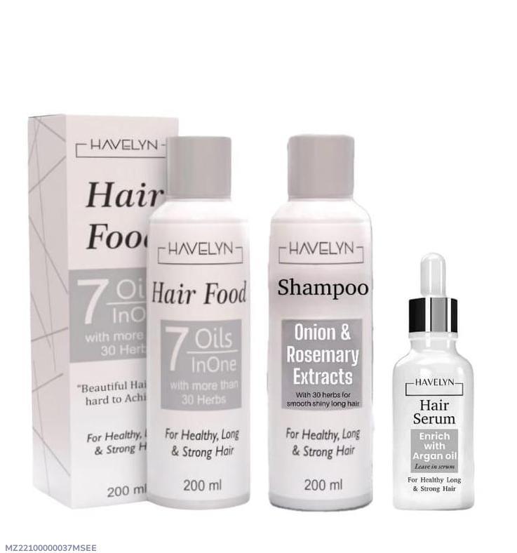 Havelyn Hair Kit, Hair Oil | Hair SHampoo | Hair Serum (Pack Of 3)