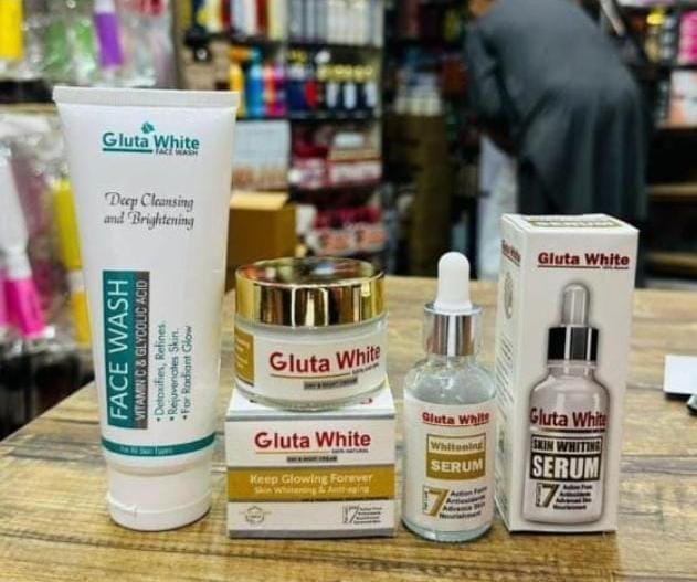 Ultimate 3 in 1 Skincare Bundle _ 1 Pack of Night Cream , Face Serum & Face Wash