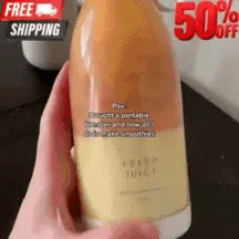 Rechargeable 6 Blades Juicer - Portable