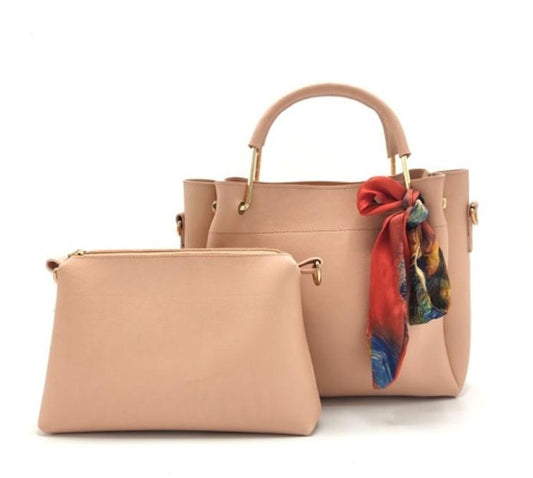 Buy Kr New Design 2 Pcs Leather bag hand bag for girls Shoulder Bags for girls