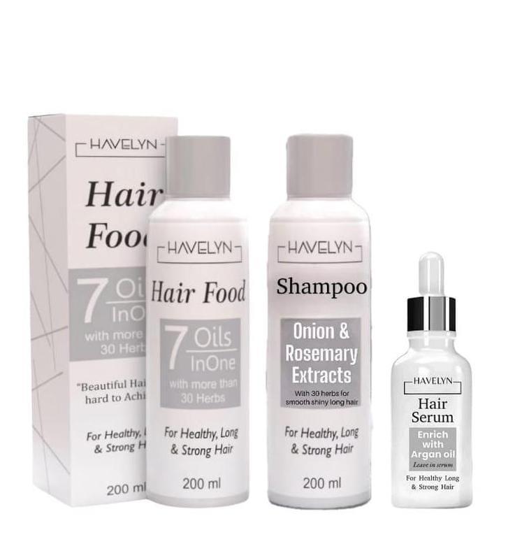 Havelyn Hair Kit, Hair Oil | Hair SHampoo | Hair Serum (Pack Of 3)