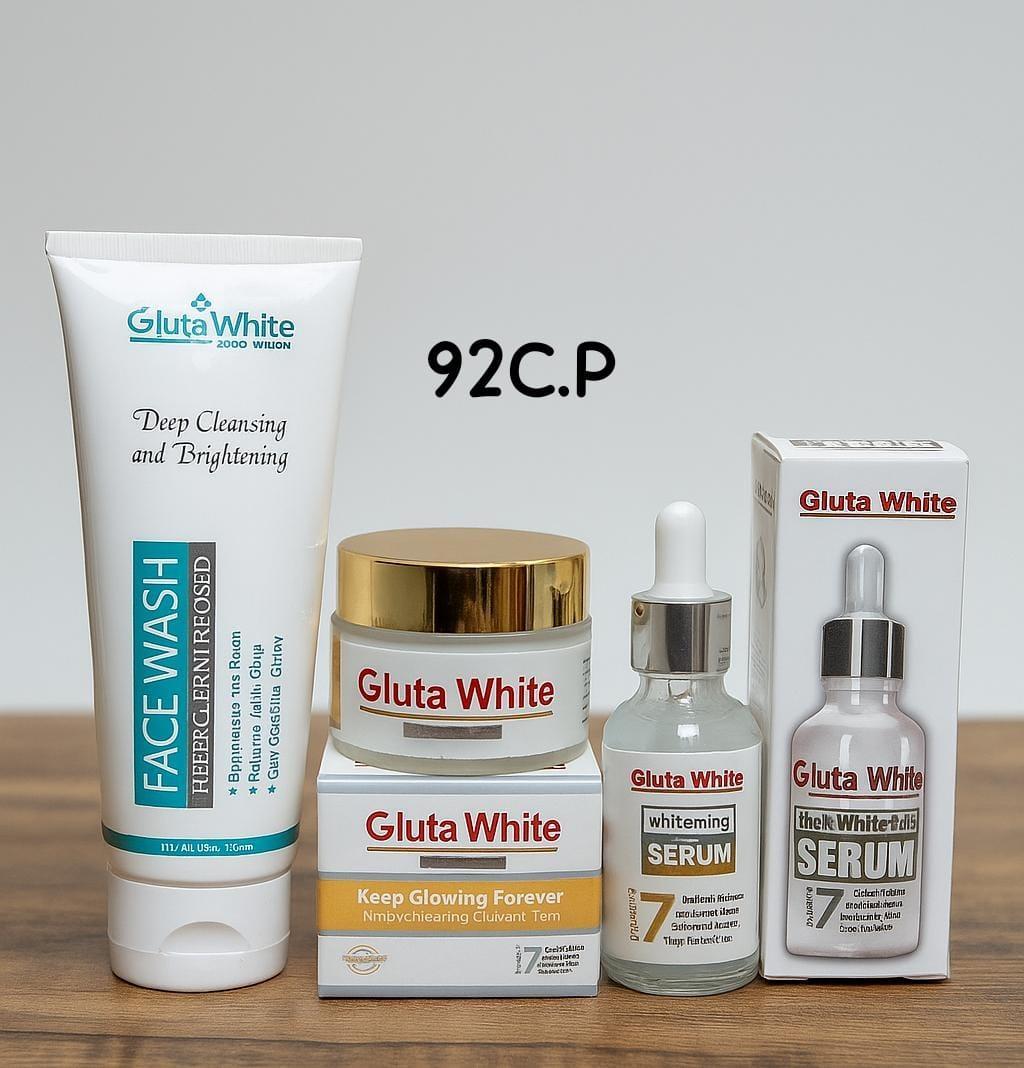 Ultimate 3 in 1 Skincare Bundle _ 1 Pack of Night Cream , Face Serum & Face Wash